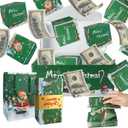 12PCS Surprise Gift Box Explosion for Money, Pop-Up Surprise Gifts Box, Unique Folding Bouncing Red Envelope Gift Box, Cash Explosion Luxury GiftBox for Christmas Birthday Anniversary Proposal(Green)