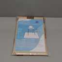 Blissful Diary Baby Splat Mat for Under High Chair, 50.4 x 50.4 Inch Wipeable Splash Mat, Waterproof and Washable, Anti-Slip Floor Protector, Boho Rainbow