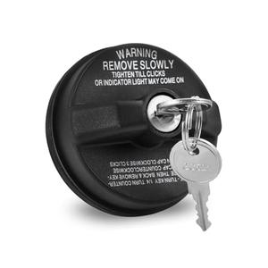 HABNVUON Locking Gas Cap, Locking Gas Cap lock, Fuel Tank Cap with Key for 4Runner Chevy Silverado 1500 2500 3500, Nissan GMC Subaru Buick 77300-47020 10504, Black