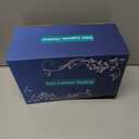 2 Pack Solar Lanterns Outdoor Waterproof Birthdays Gifts for Women Mom Grandma Metal Hanging Hollow Out Garden Decorative Solar LED Light for Yard, Patio, Lawn, Porch, Backyard (Butterfly)