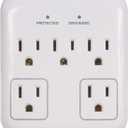 Prime Wire & Cable Prime Wire PB802155 5-Outlet Small Appliance Appliance Surge Protector, White