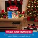 VELCRO Brand 150pk Cable Ties Value Pack, 8in | Stocking Stuffer Gifts for Tech Lovers | For Wire Management and Cord Organizer | Replace Zip Ties with Reusable Straps, Reduce Waste (Black and Gray)