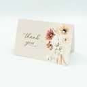 Gooji 4x6 Boho Floral Thank You Cards with Envelopes Bulk 20-Pack Matching Envelopes Assorted Watercolor Birthday Party, Baby Shower, Bridal, Weddings, Blank Notes Business Stationary