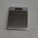 Food Scale Digital Weight Grams and Ounces, 0.001oz/0.01g 500g Kitchen Scale for Food with Backlight LCD Display, Tare, 9 Units, Auto Off, 2 Trays, Batteries Included - Stainless Steel