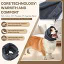 Dog Head Ear Warp Relief Ear Muffs Noise Protection (L-Head Circle(17.7"~23.6"), Dark Grey)