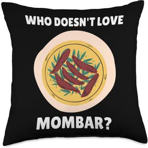 Mombar Food Lover Who Doesn't Love Mombar? Mombar Lover Throw Pillow