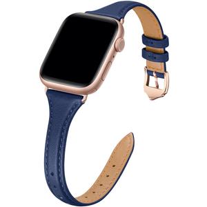WFEAGL Leather Band Compatible with Apple Watch Bands for women | 41mm 40mm 38mm 42mm(series 11 10), Top Grain Leather, Slim & Thin, iWatch Bands SE 3 2 1, Series 11 10 9 8 7 6 5 4 3 2 1