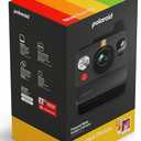 Polaroid Now 3rd Generation I-Type Instant Camera +16 Color Photos (6560) , Now Black Camera