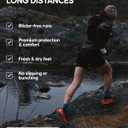 DANISH ENDURANCE Ultra-Comfort Quarter Running Socks, Performance Socks, Men & Women - 3 or 5 Pack (Medium, White)