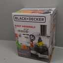 BLACK+DECKER 8-Cup Food Processor, Easy Assembly, Stainless Steel S-Blade, Shred, Slice, Chop, Puree, 450W Motor