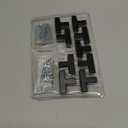Ravinte 10 Pack Black Square Bar Cabinet Knobs 2 Inch Square Cabinet Pulls Matte Black Single Hole Kitchen Cabinet Handles