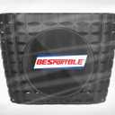 BESPORTBLE Kids Bike Basket Plastic Front Handlebar Bicycle Lift Off Baskets for Children Bike Accessories (Black) Size S