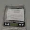 Fuzion Digital Gram Scale with 2 Trays, 500g/ 0.01g Small Jewelry Scale, 6 Units Gram Scales Digital Weight Gram and Oz, Tare Function, Digital Herb Scale for Food, Mini Reptile (Black)