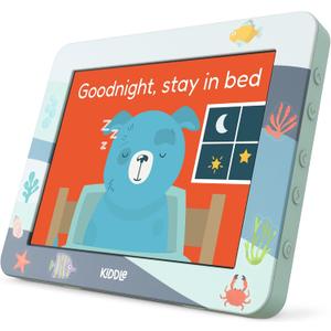 KIDDLE Ok to Wake Alarm Clock - Routine Builder, Sleep Training, Sound Machine, Night Light for Kids, Toddler Stay in Bed Clock, Sea