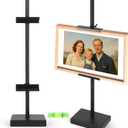 Adjustable Tabletop Easel Stand for for Picture Frames Up to 16", Picture Easels for Display, Picture Frame Holder Stand, Adjustable Art Easel. (Black,18inch)