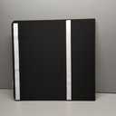 Feltor Felt Bulletin Board, 47"x23" Vision Board Contains 20 Push Pins School Home Wall Acoustic Panel - Black