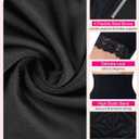 Nebility Plus Size Shapewear Tummy Control Underwear Butt Lifting Panties Hi-Waist Trainer Body Shaper Short Thigh Slimmer (M)