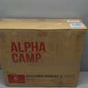 LET'S CAMP Folding Stadium Seat Bleacher Chair with Cup Holder, Mesh Bag and Hide Hooks, Portable Stadium Chair with Back and Cushion (Black Grey - 2 Pcs)