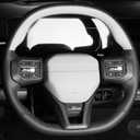 ABS Car Steering Wheel Frame Cover Compatible with Kia K4 GT GT-Line 2025 Kia EV6 GT-Line 2025 Kia EV3 GT-Line Kia EV4 GT-Line Accessories (Wood Grain Style)