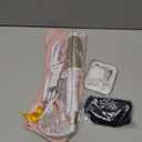 Dual-Voltage Curling Iron: 110V-240V 1 1/2 Inch Ceramic Wide Barrel 2-in-1 Curling Iron for Chin Length Hair - Europe Travel for Soft Curls with Clamp (Gold)