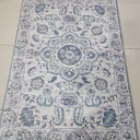 8x10 Area Rugs for Living Room, Machine Washable Soft Low Pile Rugs, Non-Slip Stain Resistant Carpet for Dining Room Kids Playroom Home Decor (Light Blue)
