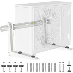 Outdoor Wall Mounting Bracket for Ductless Mini Split Air Conditioners Heat Pump Systems Support Up to 330lbs Universal 7000-18000 BTU