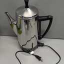 Presto 02811 Stainless Steel Electric Coffee Percolator - 12-Cups, Easy-Pour Spout, Stay-Cool Handle, Make 2-12 Cups