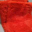 Large Area Rugs for Living Room Bedroom, 4x6 Feet Red Fluffy Shag Rugs, Ultra Soft Shaggy Plush Fuzzy Modern Indoor Throw Floor Carpet for Kids Girls Boys Dorm Nursery Home Decor Aesthetic