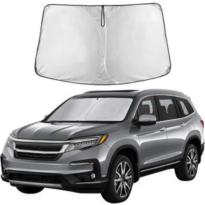 EcoNour Windshield Sunshade for Honda CRV 2023-2024 2025 2026 Sun Visor for Front Windshield & Window Sun Shade Cover, UV Heat Blocker & Protector, Car Accessories