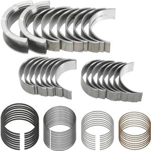 STD Main & Rod Bearing with Piston Rings Compatible with Chevy GM LS Gen III IV 4.8L 5.3L - LM7 LR4 L59 LS4 LY2 L20 LY5 LMG LMF LH6 LC9 L33 V8 1999-2016 Replace 2M4978 MS2199P CB663 41859CP