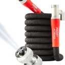 Pocket Hose Silver Bullet 2.0 Expandable Garden Hose 25-FT with Turbo Shot Nozzle, AS-SEEN-ON-TV, Lead-Free, Solid Aluminum Connectors, Easy On/Off Valve, Kink-Free, Leak-Proof