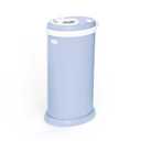 Ubbi Steel Diaper Pail, Odor Locking, No Special Bag Required, Award-Winning, Registry Must-Have, Cloudy Blue