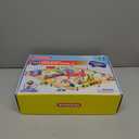 110PCS Wooden Train Set - Toy Magnetic Trains with Wooden Track Set for Kids Ages 3-8, City Scene Railway Set, Perfect Christmas Birthday Gift for Grandkids Toddlers Boys Girls