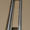 2 Pack Warm Gold Curtain Rods for Windows 48 to 84 Inches Adjustable Length Heavy Duty 1" Diameter Brass Window Curtain Rod with Solid Metal Finials for Outdoor Farmhouse Bedroom Kitchen Living Room