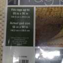 Mohawk Home 4' 6" x 7' 5" Rug Pad Gripper Non Slip Grip Keeps Area Rugs in Place Anti Skid Under Rug Liner - Safe for All Floors