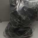 Extra Large Moving Bags with Zippers & Carrying Handles, Heavy-Duty Storage Tote for Space Saving Moving Storage, Fold Flat, Alternative to Box and Bin - 8 Pack, Black