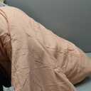 Bedsure California King Comforter Set Dusty Pink - Bed in a Bag California King 7 Pieces, GentleSoft Pintuck Bed Set Gift for Family, Pinch Pleat Dusty Pink Comforter with Sheets, Pillowcases & Shams