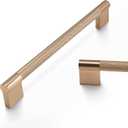 10 Pack 7.5Inch Kitchen Cabinet Handles Champagne Copper Knurled Cabinet Pulls Gold Drawer Pulls Kitchen Hardware Kitchen Handles for Cabinets Cupboard Handles Drawer Handles (7.5'' Hole Center(192mm))