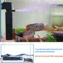 TARARIUM Aquarium Filter for 55-150 Gal. Tank Crystal 300GPH Biochemical Filtration Powerful Pump Submersible Internal Fish Tank Filters Large Tank Pond Clear Wavemaker Air Supply 4 in 1