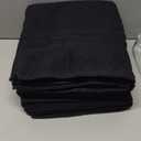 ARC HOME Bath Towels Set of 6 – Medium Size 24x48 Inches – 100% Cotton Terry – Soft, Quick Dry & Absorbent – Black Bathroom Towels for Spa, Gym, Pool & Daily Use