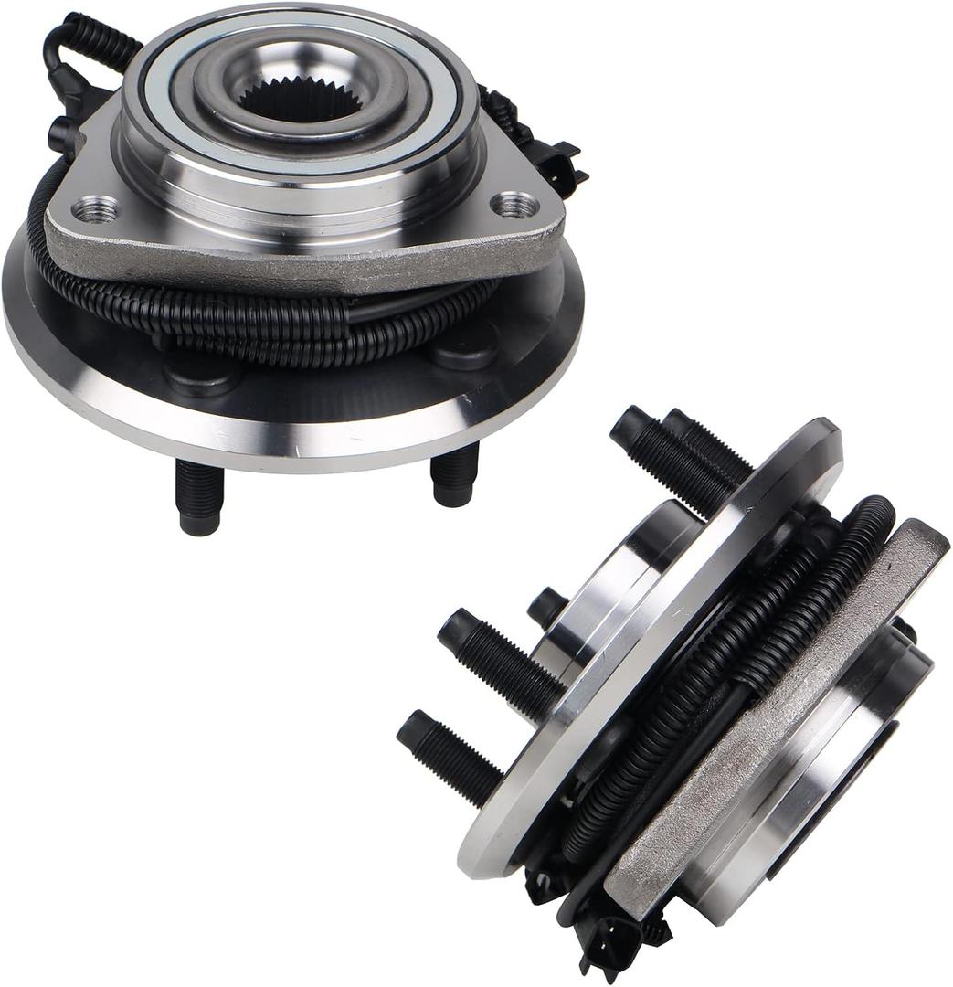 KUSATEC 513270 Front 2PCS Wheel Bearing and Hub Assembly Compatible with Jeep Liberty 2008 2009 2010 2011 2012, Dodge Nitro 2007-2011, 5 Lug w/ABS