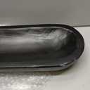 Wooden Dough Bowls Decorative，Rustic Bread Long Bowls Decor Wood Tray, Hand Carved For Table Centerpiece Decor, Home Decor (20 * 6 * 2 inch Black), LARGE