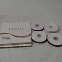 YANGTE 4 Colors Velvet Ribbon Set, 3/8" x 40Yard Premium Christmas Velvet Ribbon for Gift Wrapping, Christmas Tree Ornaments Handmade Crafts Bow MakingRed,Green,White,Brown