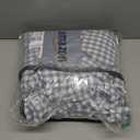 Nayoroom Gingham Duvet Cover King Size 100% Washed Cotton Blue Plaid Checkered Comforter Cover 3 Pcs Soft Breathable Grid Farmhouse Dorm Bedding Set for All Seasons