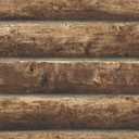 NextWall Faux Log Cabin Peel and Stick Wallpaper