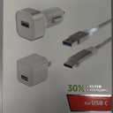 ZGear Power Plus Charging Essentials 3 Pc Kit 7.5Watt 4Ft