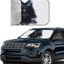 Funny Windshield Sun Shade for Car Sunshade for Car Windshield Covers Blocks UV Rays Automotive Interior Sun Protection 51 x 27.5 in
