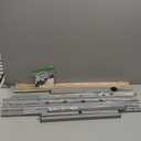 Rantila 2 Large Panels Room Divider, Portable Office Divider, Convenient Movable, Folding Partition Privacy Screen for Bedroom, Dining Room, Study, 142" W x 71" H, Beige