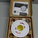 Kidde Smoke and Carbon Monoxide Detector, Hardwired with AA Battery Backup, LED Status Lights, Interconnected, 85 dB Alarm, 5 inches, 30CUAR, 1 Pack