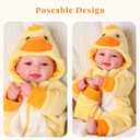 BABESIDE Lightweight Baby Doll Set 15" Realistic Soft Doll for Girls, Easy to Carry & Hug Pretend Play & Gift
